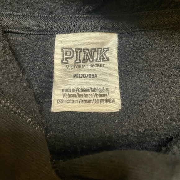 Pink size medium black sweatshirt hoodie - Picture 7 of 7
